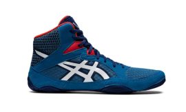 asics Snapdown 3 azúrkék-fehér birkózó cipő