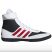 adidas Combat Speed 5 (fehér-fekete-piros) birkózócipő 