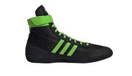 adidas Combat Speed 4 (fekete-neonzöld) birkózócipő 